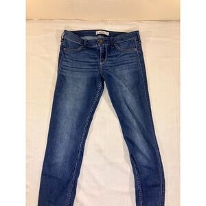 Hollister Womens Jeans Size 27 Dark Wash Denim Skinny Leg Casual Comfort Stretch